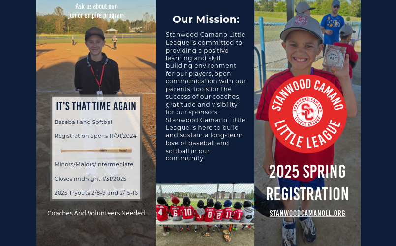 2025 Spring Baseball/Softball Player Registration