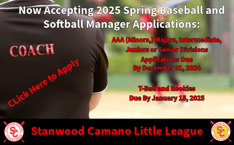 2025 Baseball and Softball Managers Needed